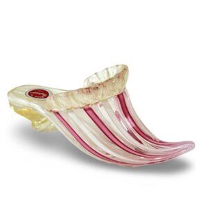 Murano Glass Slipper | Hand Blown | Made in Italy | Vintage
